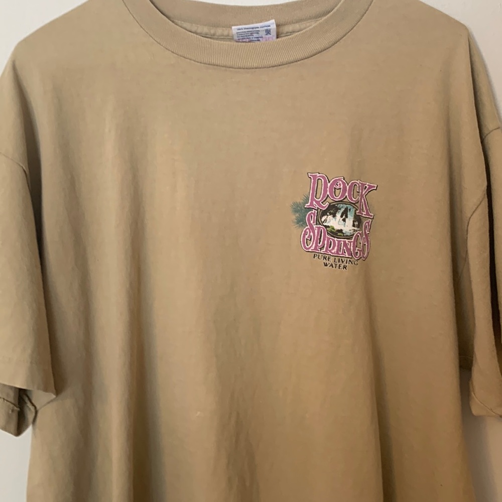 Vintage rock springs tee shirt